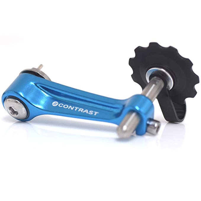 Contrast Single Speed Bike Chain Tensioner - Blue