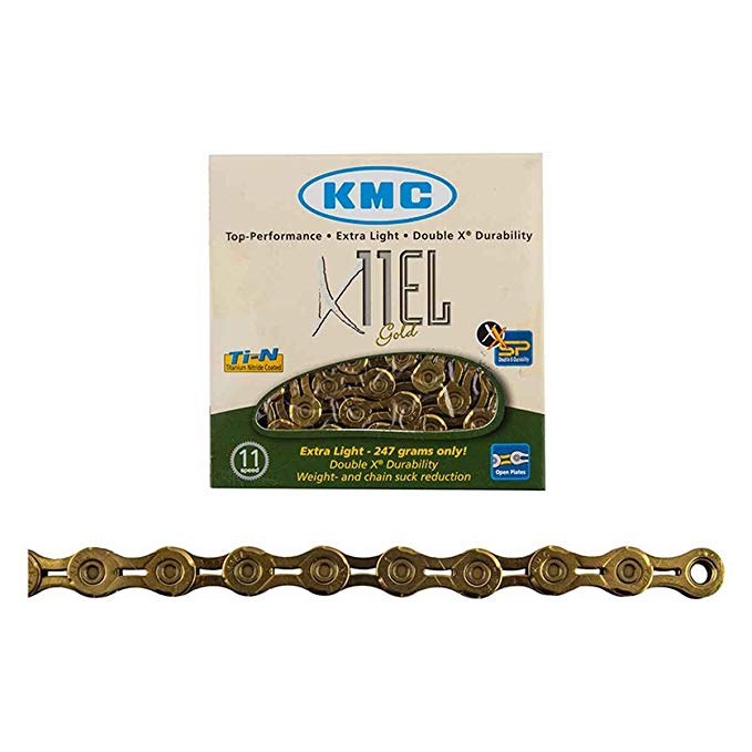 KMC X11EL-118L Bicycle Chain, Gold