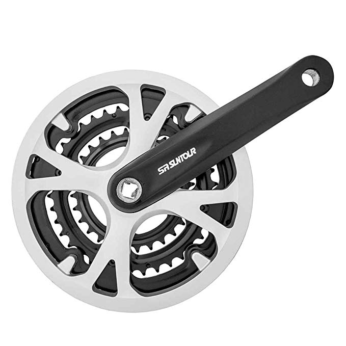 SR Suntour Crankset Xcc 170X48/38/28 Sl Sqr 13 W/Cg - CW14-XCC-T208-PB 170