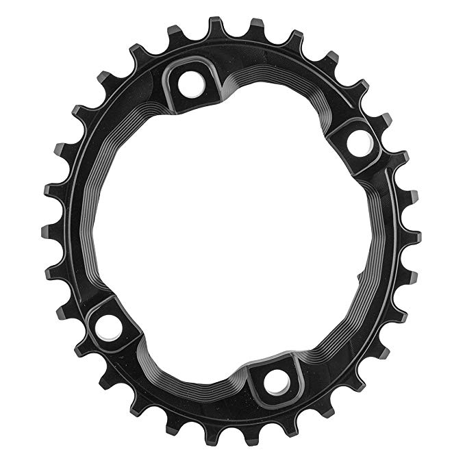 ABSOLUTE BLACK Shimano Oval Traction Chainring