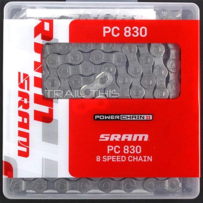 SRAM PC-830 6/7/8-Speed Road/MTB Bike Chain 1/2