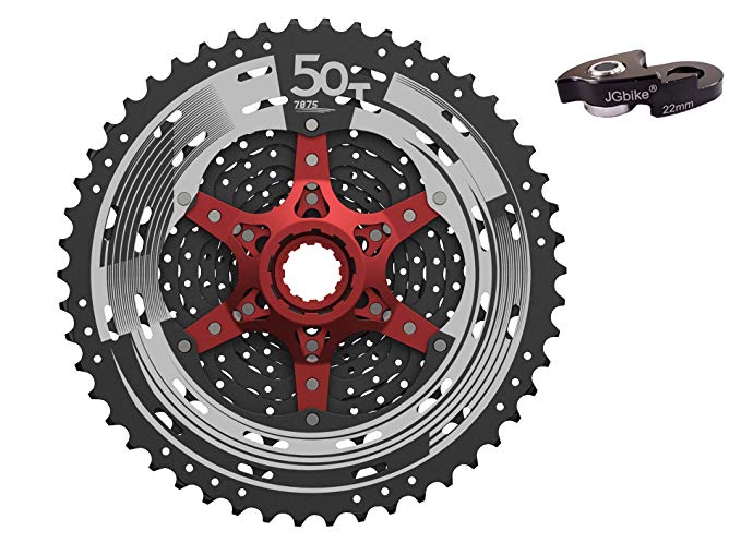 JGbike Sunrace 11-50T 11 Speed Cassette CSMX80 Wide Ratio MTB Cassette, for Shimano m7000 m8000 m9000