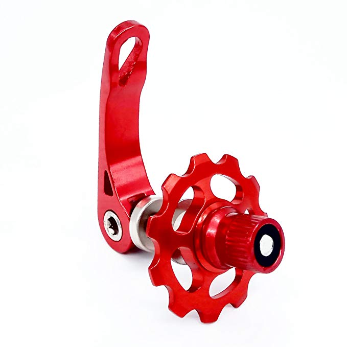 SABLUE Bicycle Bike Chain Keeper Holder Dummy Sleeping Hub Tool (11T-Red)