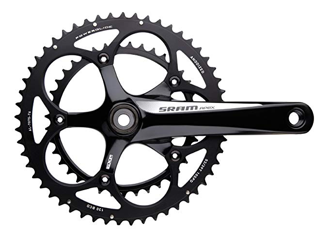 SRAM GXP 175mm 53-39T White Apex Standard Crankset with BB