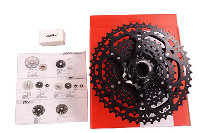 JGbike Sunrace 11-46T 10 Speed Cassette CSMS3 Wide Ratio MTB Cassette,for Shimano or sram derailleur